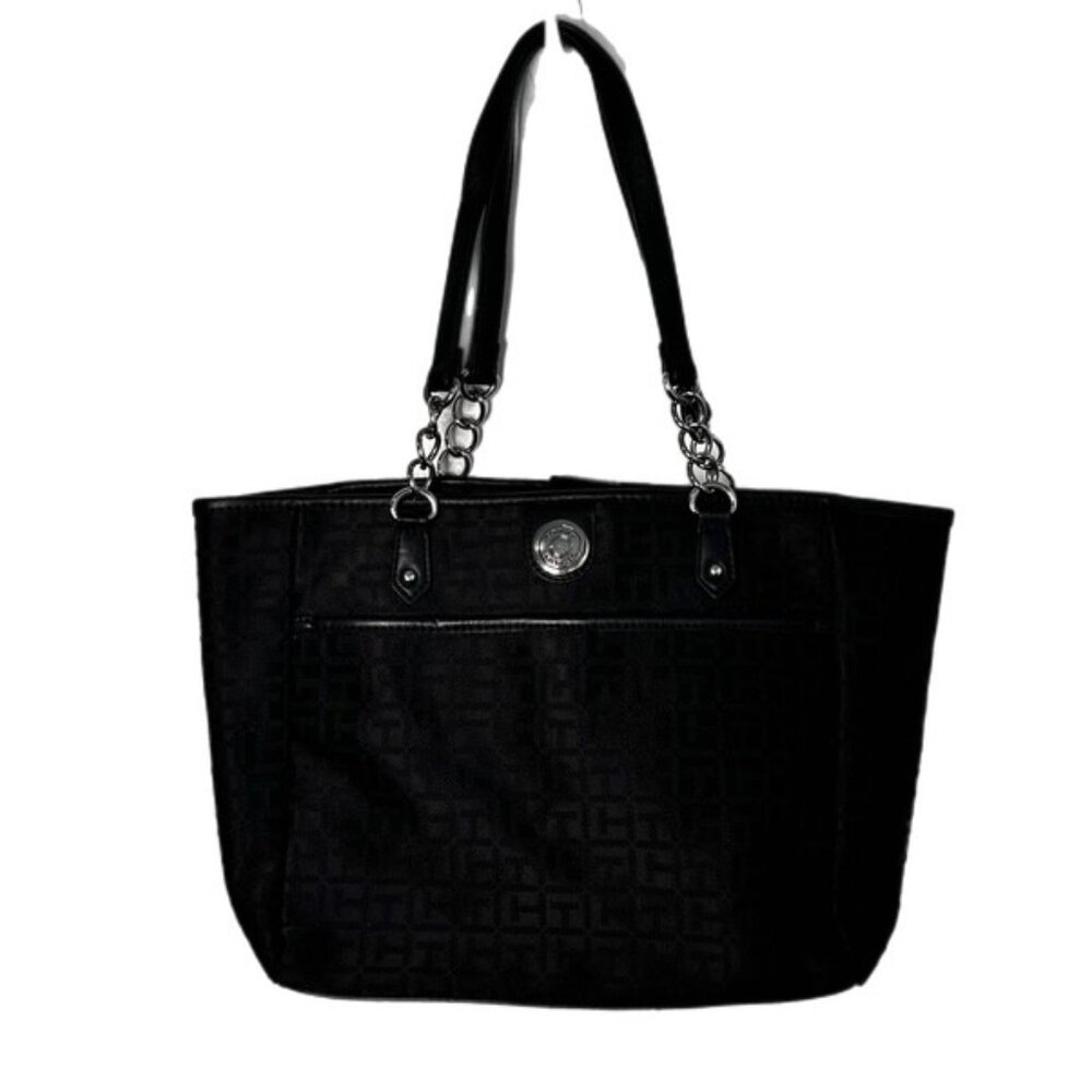 Tommy Hilfiger Chain Strap Shoulder Bag Black